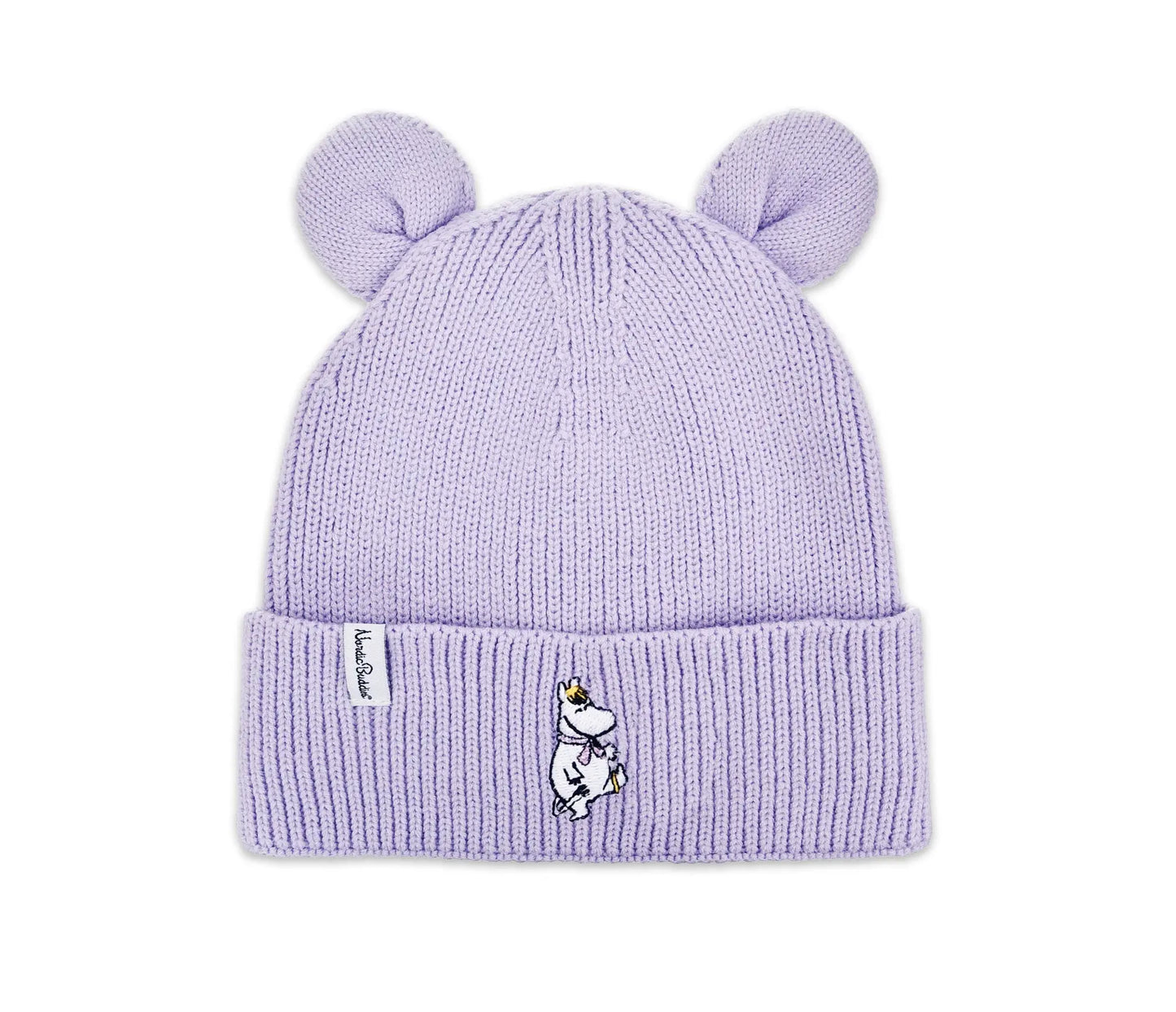 Snorkmaiden Winter Hat With Ears Kids - Purple - Caféineuse