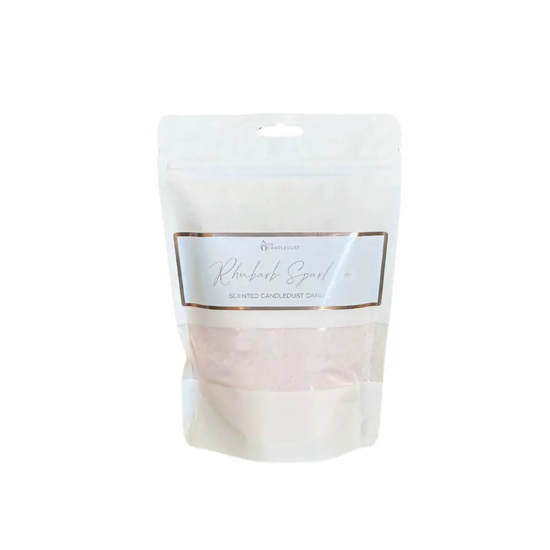 Powdered Candle Refill Kit - Rhubarb Sparkle 330g - Caféineuse