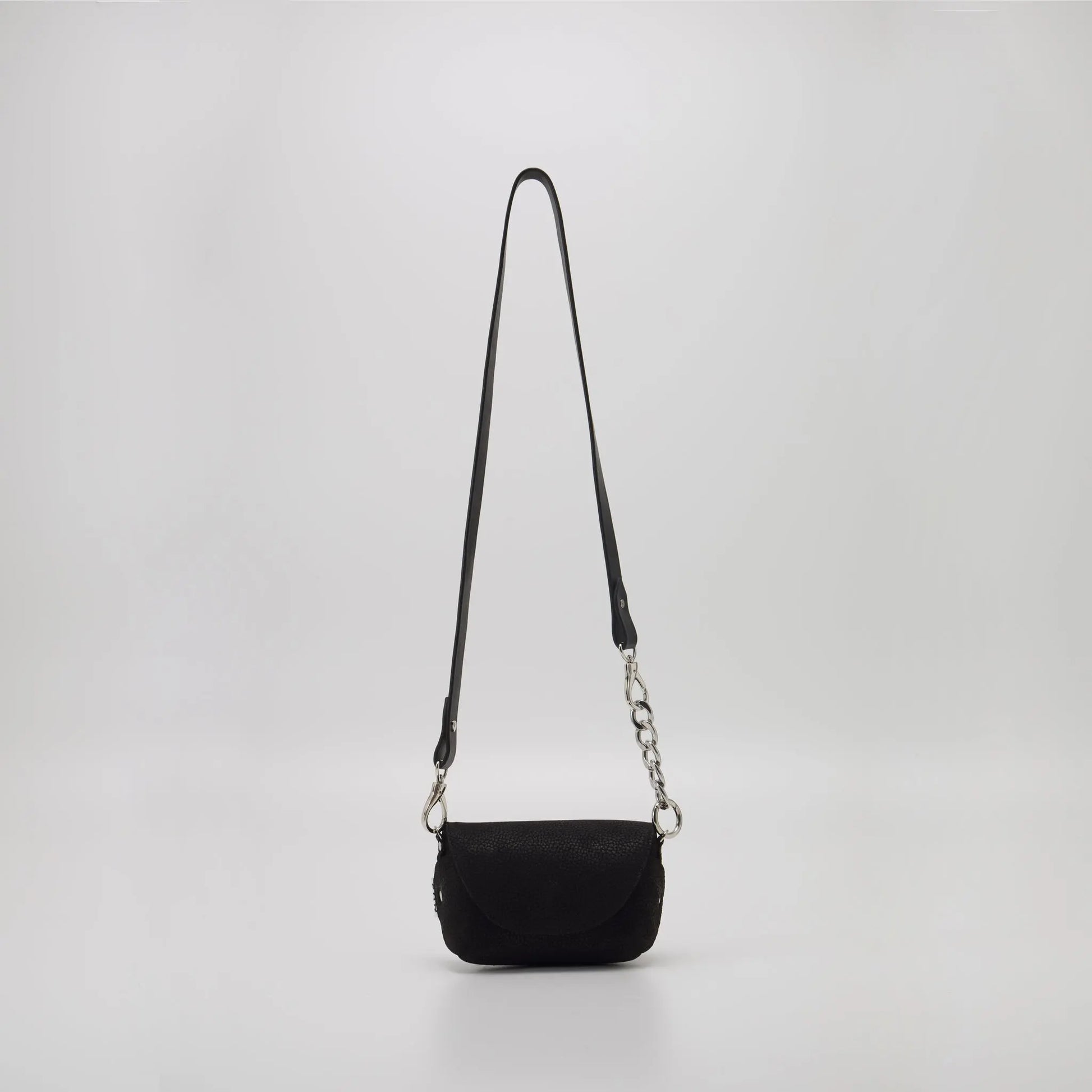 Handmade Leather Shoulder - Black