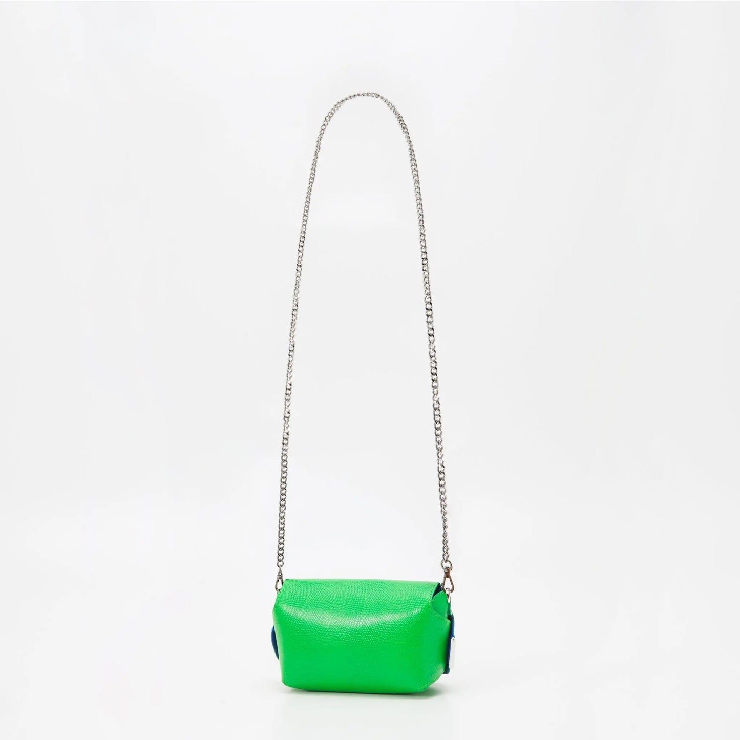 Handmade Leather Shoulder - Neon Green