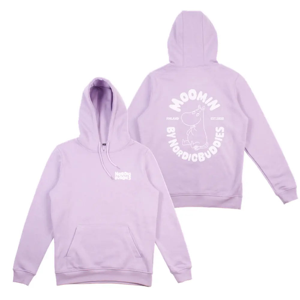 Sweat à capuche Premium Moomin - Lilas - Caféineuse