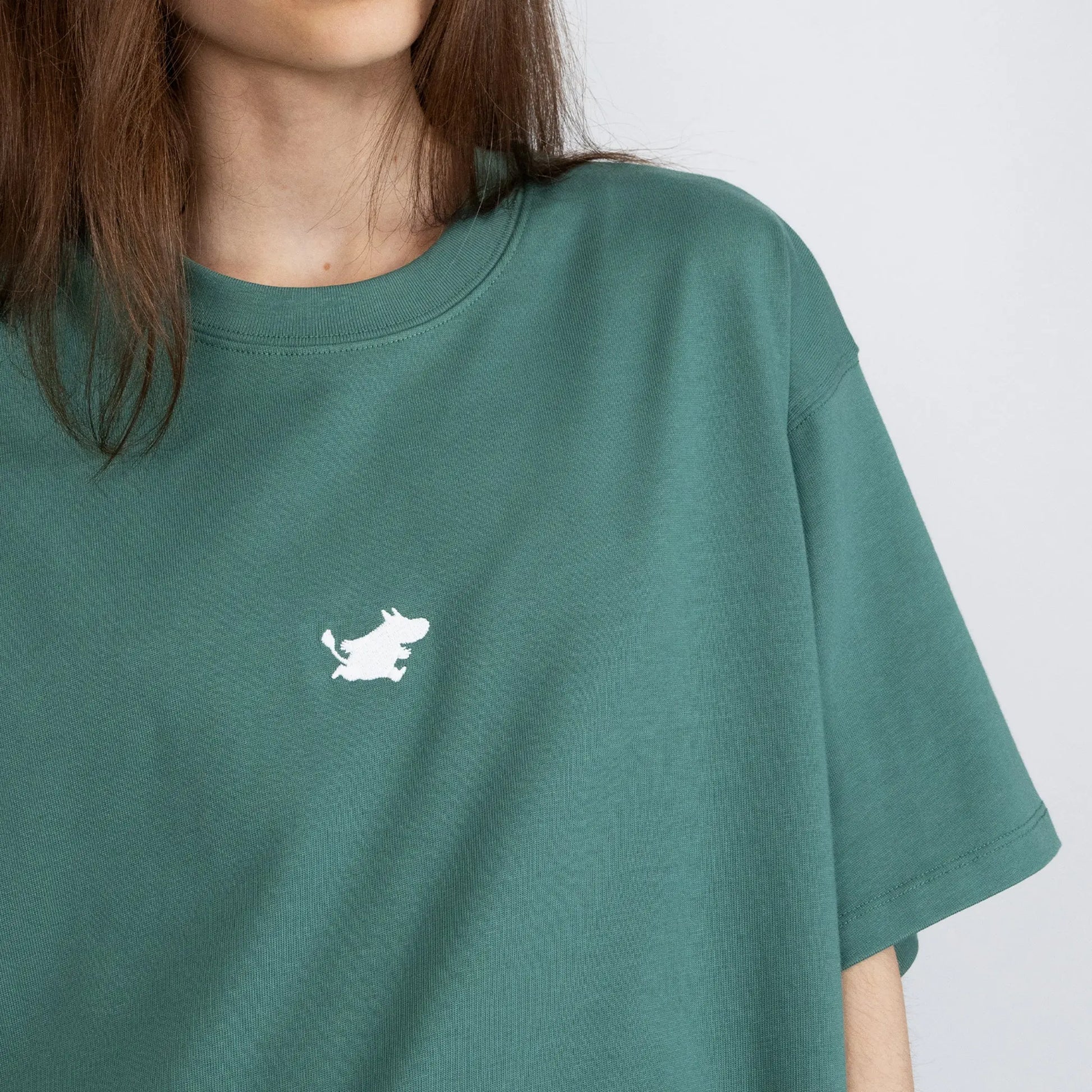 T-shirt Mixte Moomins - Vert - Caféineuse